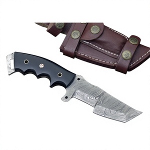 Customizable Damascus Steel Tracker Knives With Wood Handle Handmade Camping Including OEM Tracker knifes - Product Image 5