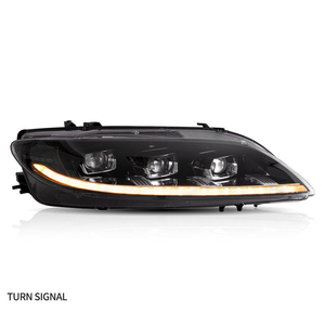 Phares avant LED complets avec animation DRL et clignotants séquentiels pour voitures, vente en gros du fabricant, 2003-2015, pour 6 LED - Product Image 5