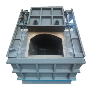 Harga kompetitif oven peleburan aluminium bakar gas alam peleburan untuk tembaga aluminium scroll pabrik langsung