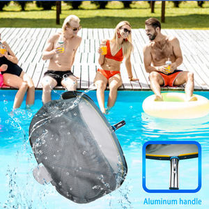 شبكة تجمع للجزيئات الدقيقة سهلة الاستخدام تنظيف حوض السباحة الأسود بي ورقة مقشدة بركة السباحة ورقة مقشدة - Product Image 5