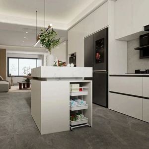 Elegante Mueble de Almacenamiento de Madera para el Hogar y Apartamentos de Hotel, Personalizable para Sala de Estar y Cocina, Muebles para el Hogar - Product Image 4