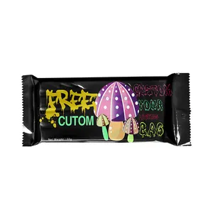 Emballages de bonbons personnalisés imperméables/emballage de barre de chocolat champignon/sacs en mylar en plastique pour l'emballage de barre de chocolat