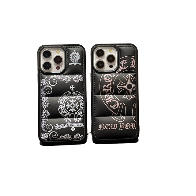 Wholesale Down Jacket Luxury Brand Cross TPU Phone Case for iphone 16 Creative Fashion Style Cover for iphone 15 14 13 12 ProMax