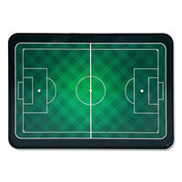 Tableau de tactique de football avec poignée, inscriptible et effaçable à sec, pour l'analyse des matchs de football et l'entraînement des entraîneurs
