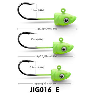 핫 세일 3.5g 5g 7g 바다 5 색 미끼 연어 메기 말린 파이크 대구에 대한 인공 낚시 금속 지깅 미끼 - Product Image 6