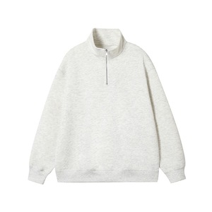 Sudadera de cuello alto con media cremallera de 420G, estilo urbano, gruesa, para invierno, juvenil, informal, a la moda, para hombre - Product Image 2