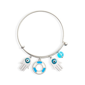 Bracciale con ciondoli multipli, più colori disponibili - Product Image 1