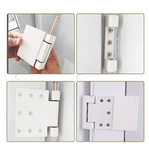 Charnières universelles en PVC pour portes et fenêtres, ouverture vers l'intérieur, quincaillerie de style ancien avec accessoires, pack d'accessoires pour ouverture vers l'extérieur - Product Image 2