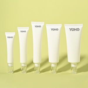 Tubi in Plastica Personalizzati per Cosmetici Non Sigillati, Tubi Bianchi con Coperchio a Goccia d'<span class=keywords><strong>Acqua</strong></span> per Confezionamento di Creme per Occhi e Lozioni - Product Image 1