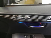 Lampu dekorasi mobil antar, cahaya suasana untuk Lexus NX 2016-2020 64 warna
