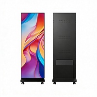 İç Mekan Katlanabilir HDR10 1000cd Parlaklık 2 Yıl Garantili Poster P1.25-P2.5 Reklam LED Ekran 12-Bit Renk Derinliği