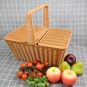 <span class=keywords><strong>Cesto</strong></span> da Picnic in <span class=keywords><strong>Rattan</strong></span> e Giunco Marino Stile Moderno con <span class=keywords><strong>Coperchio</strong></span> in Bambù e Manico - <span class=keywords><strong>Cesto</strong></span> da Picnic Contemporaneo in <span class=keywords><strong>Rattan</strong></span> - Product Image 6