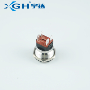 Công tắc nút nhấn kim loại 10/15/20A công suất cao 16/19/22/25mm tự khóa đặt lại LED nguồn 1NO - Product Image 5