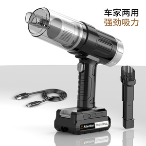 Lanbowang <b>Handheld</b> <b>Vacuum</b> Cleaner 12V 90W Rechargeable Portable Car Home Use - Product Image 4
