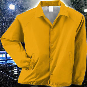 Veste de safari en nylon imperméable, design unisexe personnalisé OEM, coupe-vent, course à pied, sports de plein air, veste décontractée pour homme, course, hiver, fermeture éclair - Product Image 3