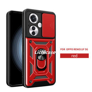 Licicase เคสโทรศัพท์ป้องกันการกระแทกหน้าต่างแบบกดสำหรับ realme Note 60ฝาหลังมีห่วงโลหะตั้ง - Product Image 2