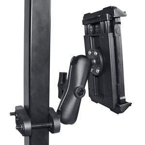 Industrial <b>Tablet</b> <b>Stand</b> Universal <b>Tablet</b> Mount Spring Loaded Holder with Clamp and Drill Base for 7" <b>Tablets</b> for Truck - Product Image 2