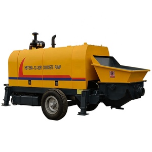 Easy to Operate Mobile Concrete Pump Lightweight Compact 30M3/H Concrete Pump for Remote Sites - Product Image 2