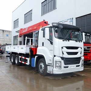 รถบรรทุกติดเครน ISUZU GIGA 6x4 สำหรับงานหนัก 12 ตัน พร้อมบูมยืดไสลด์ ขาย - Product Image 2