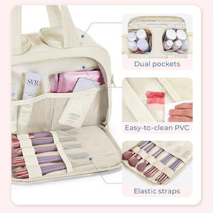 <span class=keywords><strong>Sac</strong></span> <span class=keywords><strong>de</strong></span> toilette <span class=keywords><strong>de</strong></span> voyage pour femmes, résistant à l'eau, <span class=keywords><strong>sac</strong></span> à main souple et léger, organiseur <span class=keywords><strong>de</strong></span> cosmétiques, <span class=keywords><strong>sac</strong></span> <span class=keywords><strong>de</strong></span> rangement, <span class=keywords><strong>sac</strong></span> <span class=keywords><strong>de</strong></span> maquillage en peluche - Product Image 2