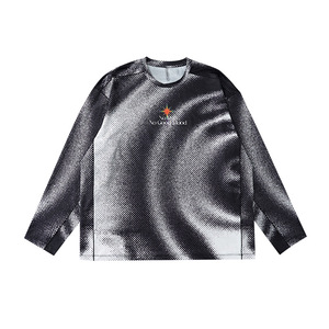 T-shirt Sportif à Manches Courtes en Fibre de Polyester avec Imprimé Numérique Pixel, Respirant et Anti-Transpiration, Motif Printemps-Été, Nouveauté pour l'Extérieur - Product Image 1