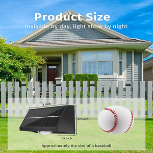 Solar <b>Fence</b> Wall Lights IP65 Waterproof Warm Cool White RGB LED Spot Lens <b>Decor</b> Light Patio Step Backyard Railing Pool <b>Garden</b> - Product Image 4