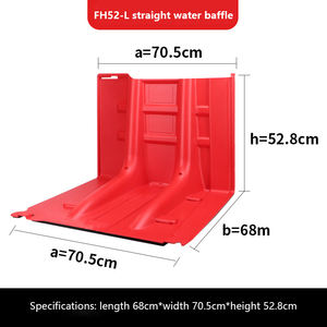 Barriera di inondazione portatile di alta qualità del produttore della cina barriera di inondazione di plastica di controllo dell'abs - Product Image 5