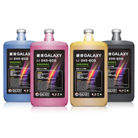 Encre éco-solvant Premium pour Galaxy, 1000 ml, ensemble CMYK, inodore, respectueuse de l'environnement, pour têtes d'impression Epson I3200 I1600 Xp600 Dx5 Dx7