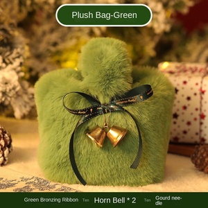 Borsa Regalo Natalizia Riutilizzabile in Peluche Personalizzata con Decorazione 3D e Manico per Confezioni Festive Ordine all'Ingrosso - Product Image 6