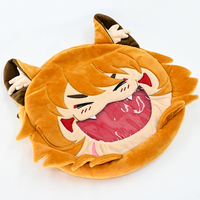 Sac à dos transparent en peluche personnalisé avec fenêtre en PVC, motif renard anime, pour personnage de dessin animé, OEM/ODM
