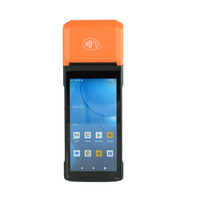 Imprimante Goodcom Android POS Terminal avec Android 13 OS Terminal à écran tactile 5.5 "Terminal de données d'imprimante PDA portable