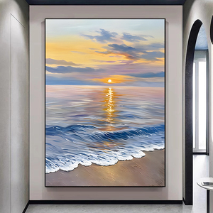 Venta al por mayor dropshipping 100% pintado a mano decoración del hogar arte lienzo pintura arte abstracto pintura lienzo pintura al óleo - Product Image 2