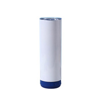 Vaso Térmico de Acero Inoxidable de 20 oz, Recto y Delgado, para Sublimación, con Altavoz Bluetooth, Ecológico, para Uso Doméstico