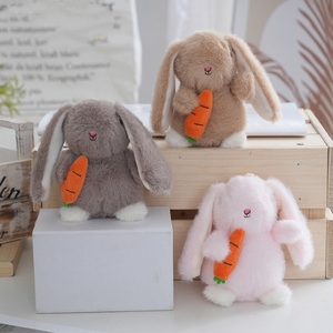 Peluche Lapin de Pâques en Peluche, Porte-clés Lapin en Peluche, Peluches Lapin Carotte, Jouets en Peluche Lapin Moelleux, Porte-clés Lapin Doux - Product Image 1