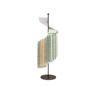Espositore Moderno a Spirale per Sciarpe, Stand in Metallo per <span class=keywords><strong>Abbigliamento</strong></span> per Boutique e Mercati di Artigianato - Product Image 1