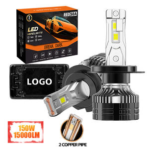 REDSEA Schlussverkauf Y2 H4 <span class=keywords><strong>Led</strong></span>-Scheinwerfer 130 W superheller 13000lm <span class=keywords><strong>Led</strong></span>-Scheinwerfer H15 H1 H11 9005 9006 H7 Glühbirne <span class=keywords><strong>Led</strong></span>-Scheinwerfer - Product Image 1