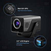 X7 AR Nouveau projecteur LED vidéo autofocus pour home cinéma 1920x1080P Android 14 WiFi 6 LCD portable de poche 650ANSI