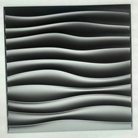 Panneau décoratif 3d en plastique pvc, d'intérieur moderne, ignifuge, livraison gratuite, 10 pièces