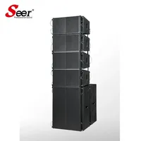 Enceintes professionnelles monocanal passives Seer NX-10 en contreplaqué de bouleau 300W RMS pour système audio de scène intérieur avec amplificateur externe