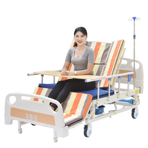 Cama de Hospital Manual Ji Fuxiang de Hierro para Cuidado en el Hogar con Función de Giro Lateral para Pacientes - Product Image 2
