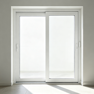 <span class=keywords><strong>Puerta</strong></span> Corredera de Patio de <span class=keywords><strong>Vinilo</strong></span> Blanco UPVC, <span class=keywords><strong>Puerta</strong></span> Corredera de Vidrio de Plástico Anti-UV de Alta Eficiencia Energética para Balcón o <span class=keywords><strong>Terraza</strong></span> Exterior - Product Image 2