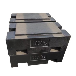 20kg 50kg 100kg 500kg 1000kg <span class=keywords><strong>poids</strong></span> d'étalonnage en fonte empilable pour grue - Product Image 1