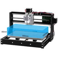 CNC de Escritorio 3018 Pro de 3 Ejes, 2 en 1, Router y Grabador Láser para Madera, Acrílico, Metal, Grabado, Corte, Fresado, Bricolaje con Control GRBL