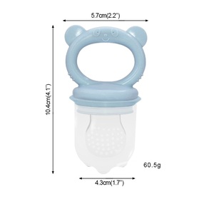 Mordedor y Alimentador de Frutas para Bebés, Libre de Ftalatos, con Flujo Lento - Product Image 4