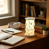 Ensemble cadeau promotionnel pour entreprise, lampe à papier à hauteur réglable, lumière d'ambiance pour table à manger, article de décoration intérieure innovant