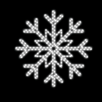 Navidad 2D copo de nieve motivo luz impermeable al aire libre hogar luces LED boda vacaciones lámpara decoración neón cuerda iluminación