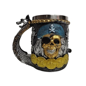 Tazza Novità in Acciaio Inox per Birra e Caffè, Tazza Drago Volante Personalizzata Retrò con Rubinetto per Ufficio, Dropshipping 1 Pezzo - Product Image 5
