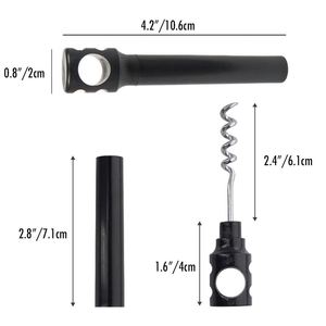 Custom Logo Compact Portable <b>Plastic</b> <b>Pocket</b> Corkscrew Manual Wine Opener for Tradeshow Giveaways - Product Image 6