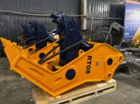 Cisailles de démolition hydrauliques robustes RIBETTER pour excavatrices de 4 à 24 tonnes avec accessoire de démontage de moteur