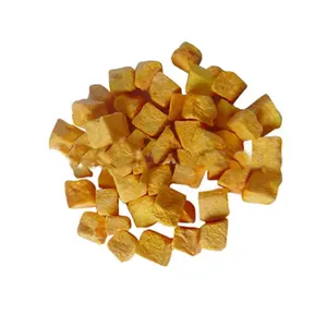 Healthy delicious snack freeze-dried yellow peach dice 10*10